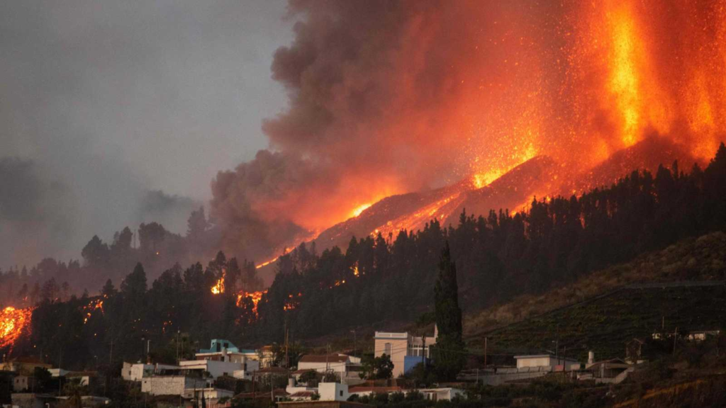 Catástrofe en España tras erupción de un volcán