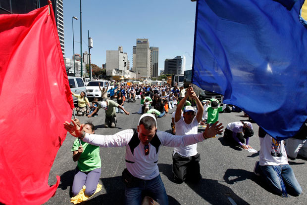 Cristianos marchan por la reconciliación de Venezuela con Dios