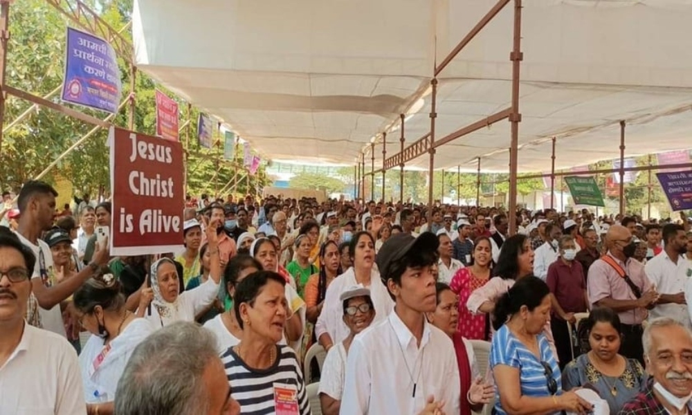 Miles de cristianos protestan contra la persecución en India