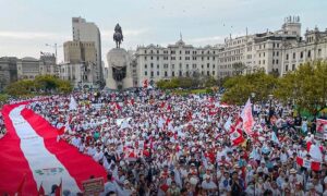 Lee más sobre el artículo Perú: Miles de civiles se unirán a la marcha por la paz y la solución pacífica